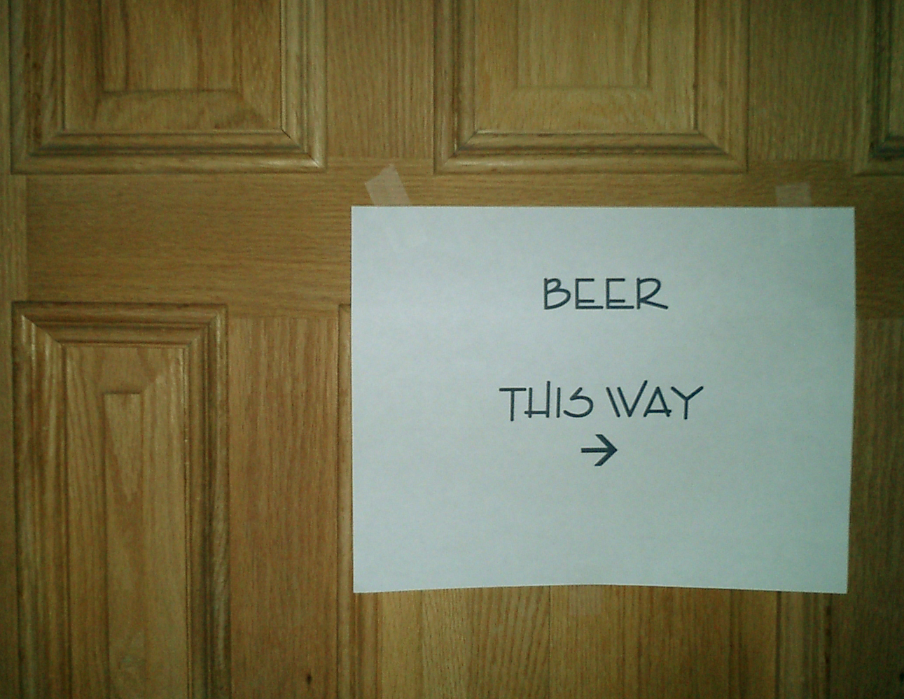 print-Which way to the beer